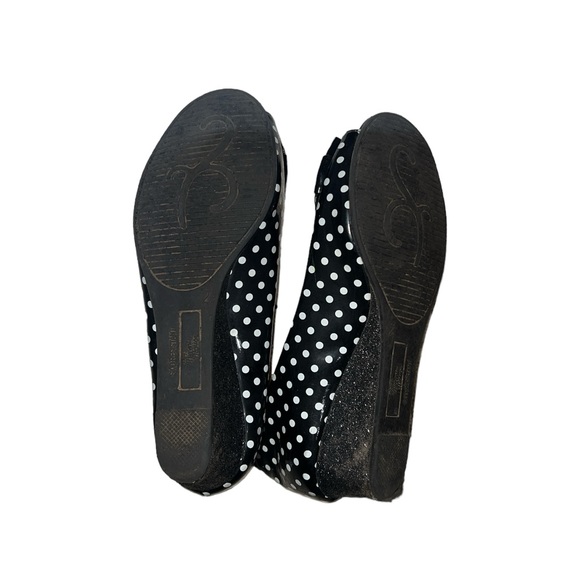 ☠️5/$20 ☠️MINNIE MOUSE | GIRLS POLKA DOT HEELS SZ 2 - Picture 3 of 5